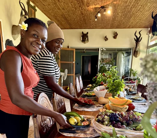 Family hospitality at Ombe